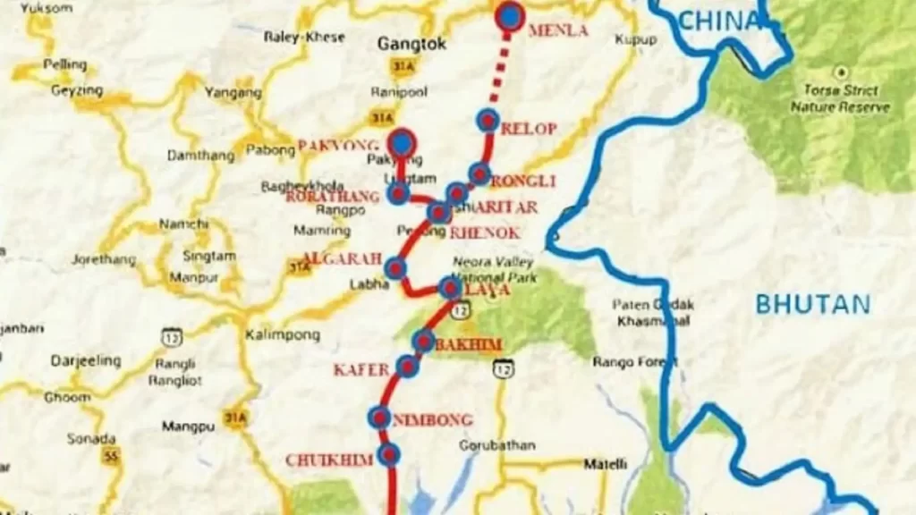 Alternative Highway to Gangtok in Sikkim