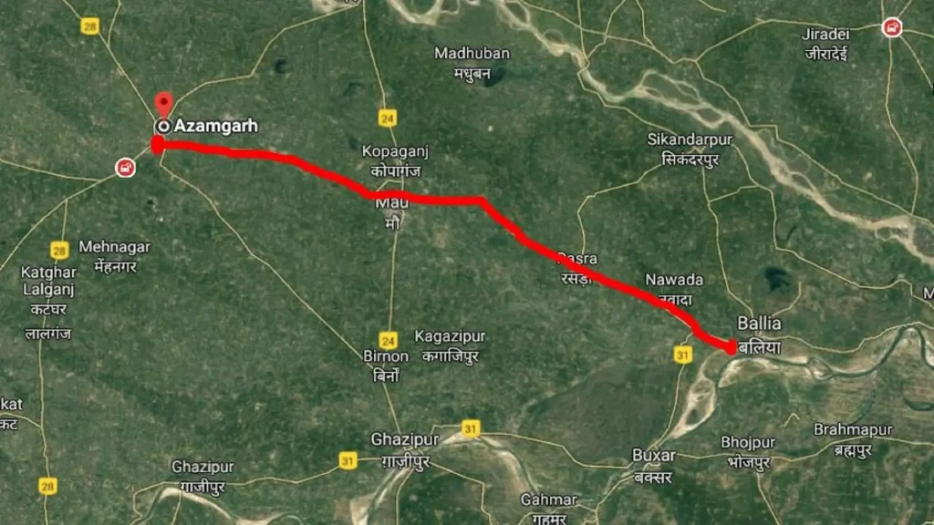 Azamgarh-Mau-Balia Road (SH-34)