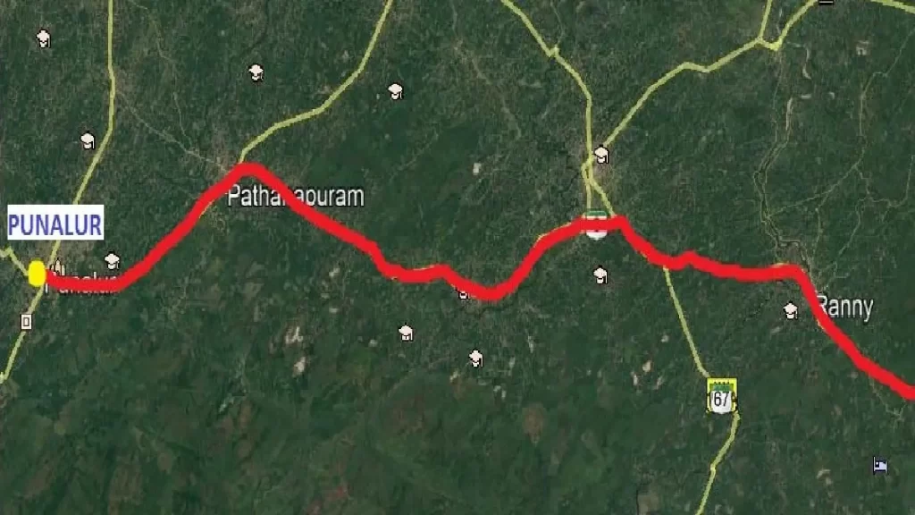 Upgrading Punalur to Ponkunnam road (SH8)